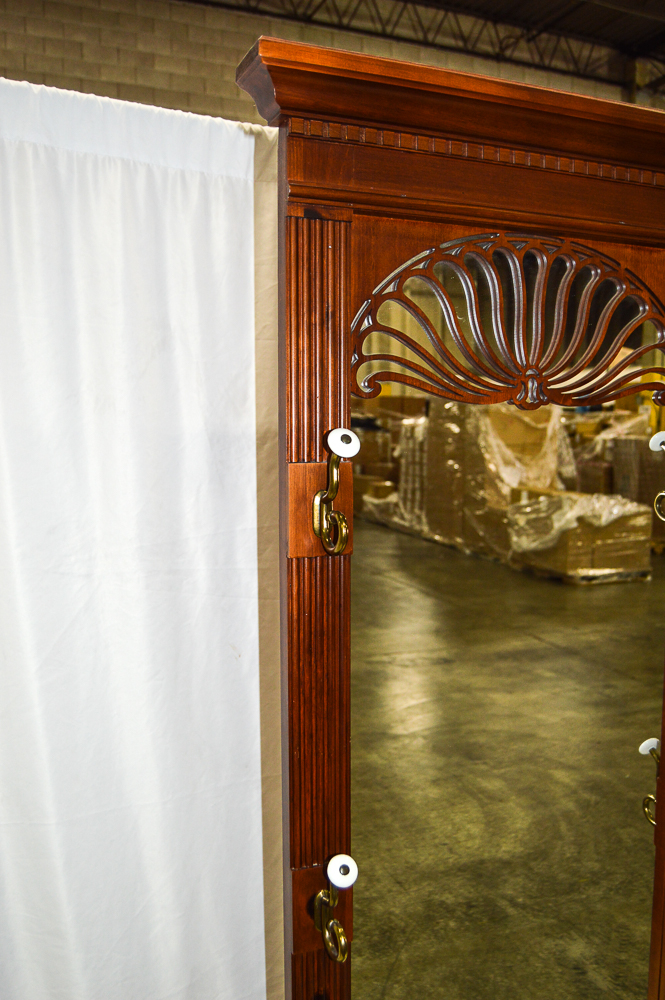 Late 20th Century Mirrored Hall Tree by Pulaski EBTH